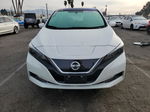 2019 Nissan Leaf S White vin: 1N4AZ1CP7KC305642