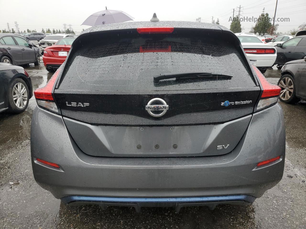 2019 Nissan Leaf S Gray vin: 1N4AZ1CP7KC320061