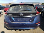 2019 Nissan Leaf S Blue vin: 1N4AZ1CP8KC305066