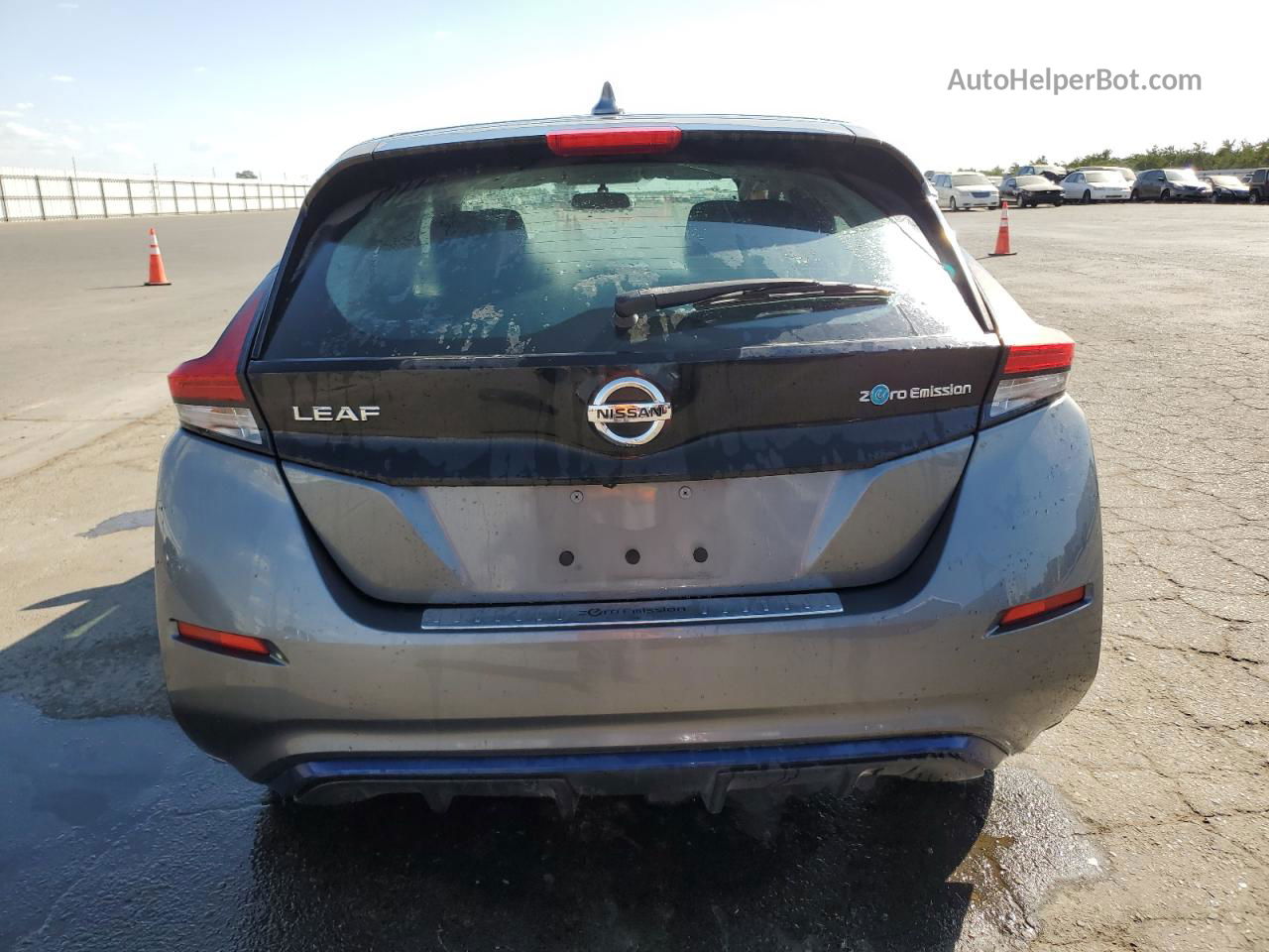 2019 Nissan Leaf S Серый vin: 1N4AZ1CP8KC309344