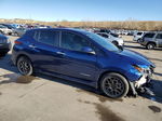 2019 Nissan Leaf S Blue vin: 1N4AZ1CP8KC321364