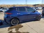 2019 Nissan Leaf S Blue vin: 1N4AZ1CP8KC321364