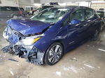 2019 Nissan Leaf S Blue vin: 1N4AZ1CP9KC302466