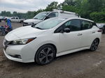 2019 Nissan Leaf S White vin: 1N4AZ1CP9KC304525