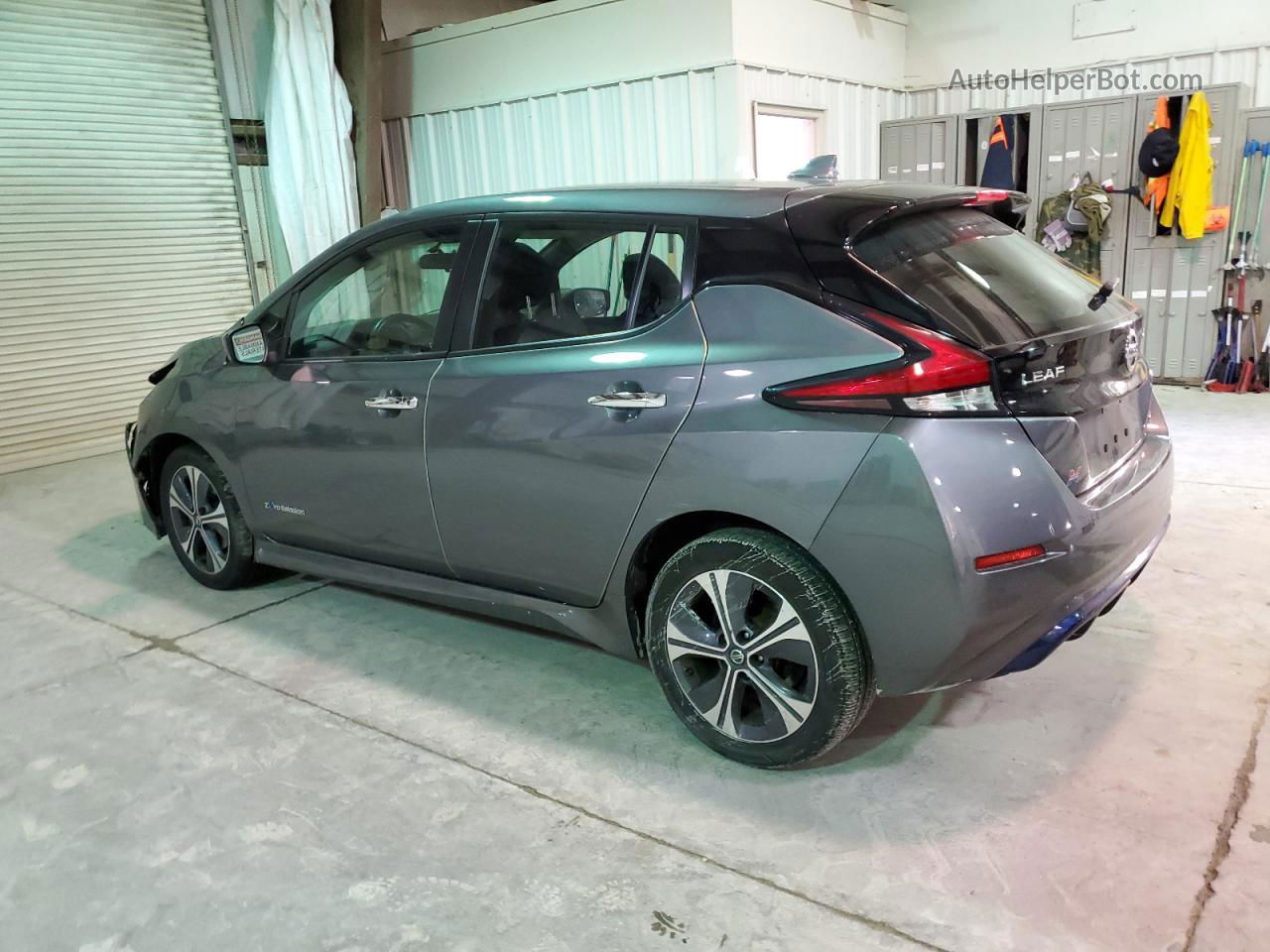 2019 Nissan Leaf S Silver vin: 1N4AZ1CPXKC305585