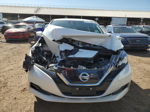 2019 Nissan Leaf S White vin: 1N4AZ1CPXKC306395