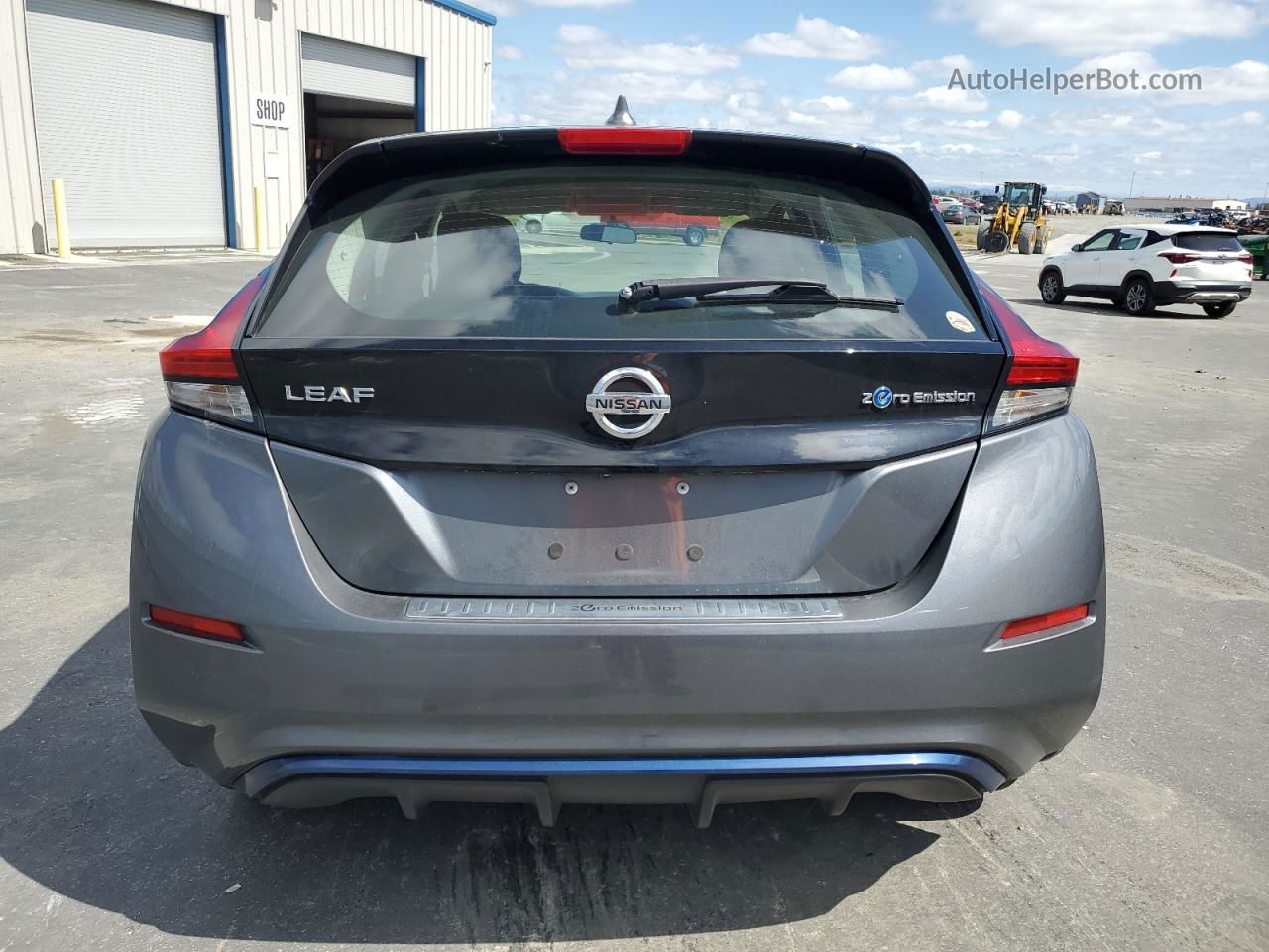 2019 Nissan Leaf S Gray vin: 1N4AZ1CPXKC306705