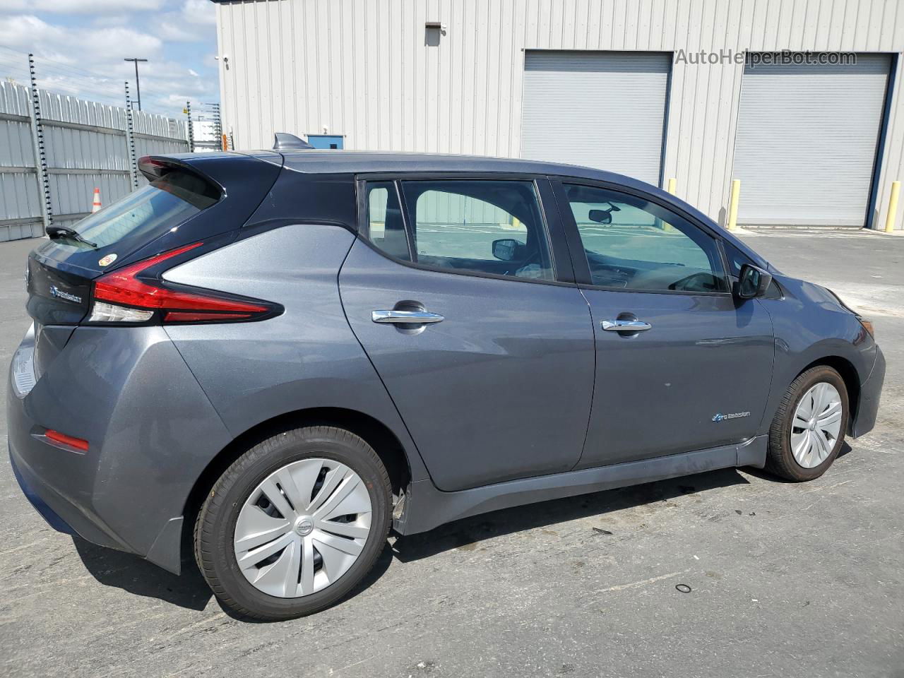 2019 Nissan Leaf S Gray vin: 1N4AZ1CPXKC306705