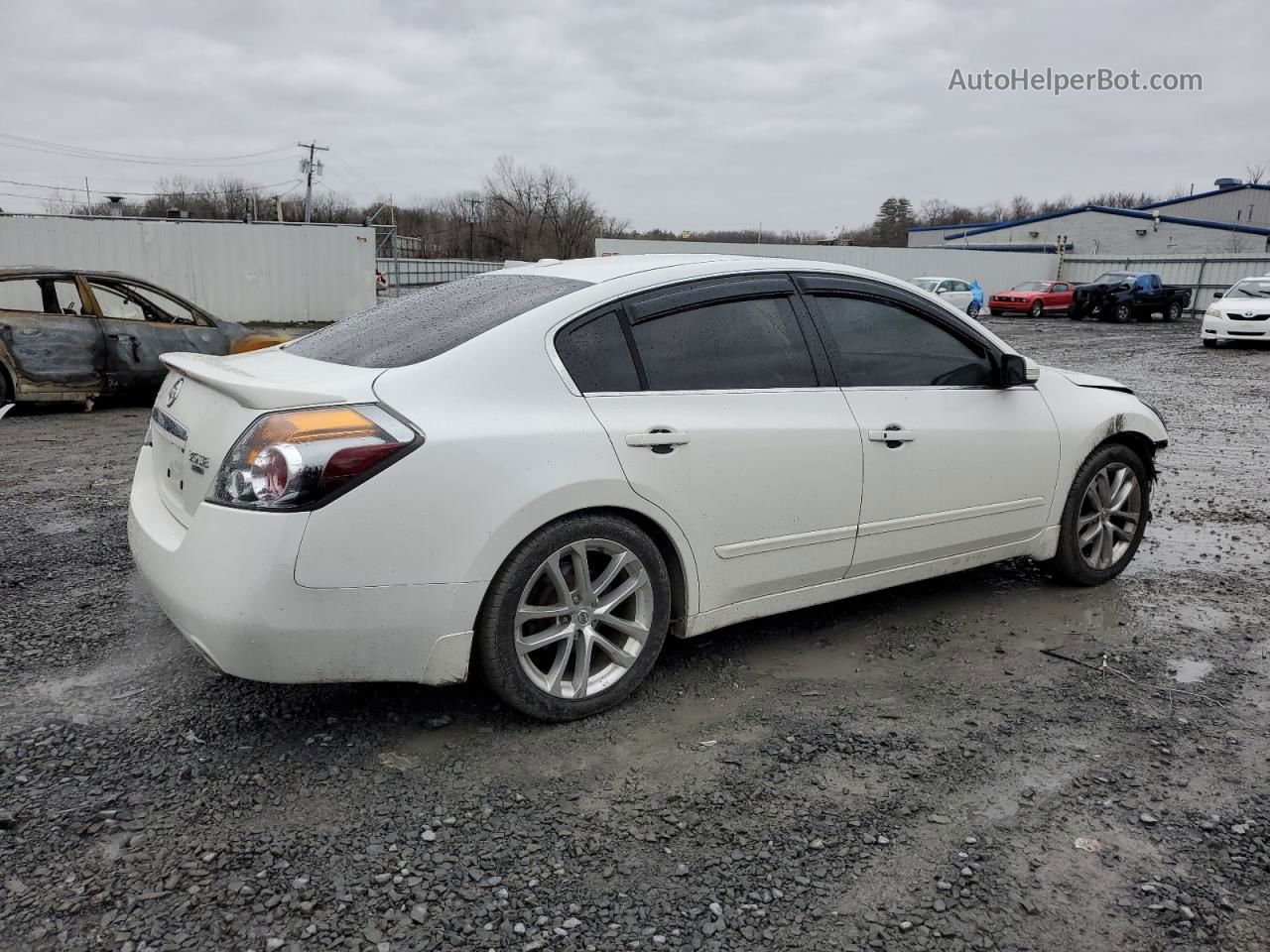 2008 Nissan Altima 3.5se White vin: 1N4BL21E08N542709