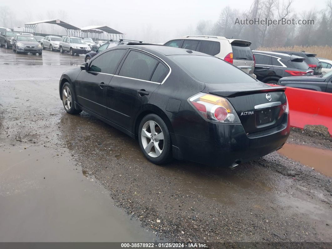 2008 Nissan Altima 3.5 Se Black vin: 1N4BL21EX8C161879