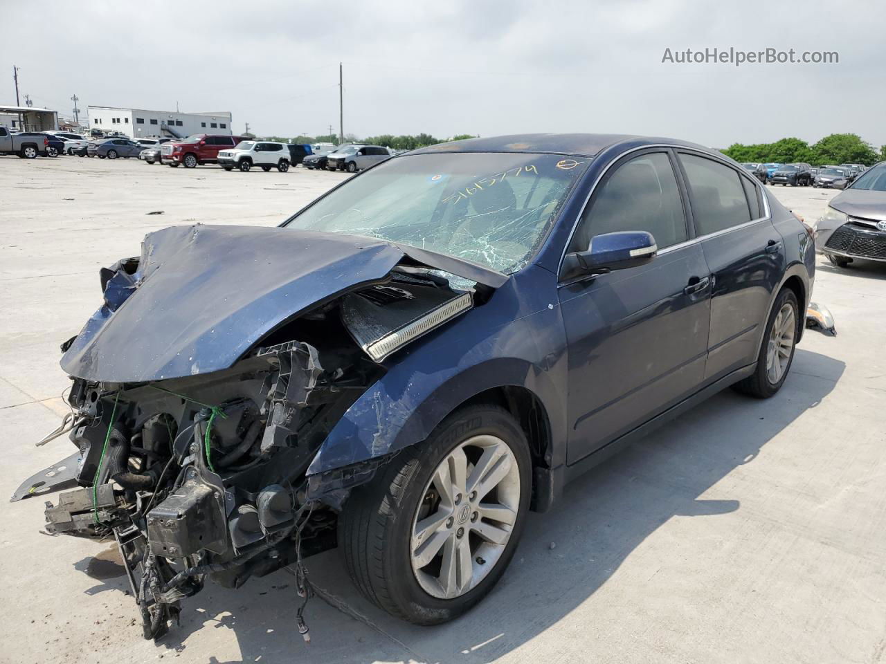 2011 Nissan Altima Sr Blue vin: 1N4BL2AP1BC143683