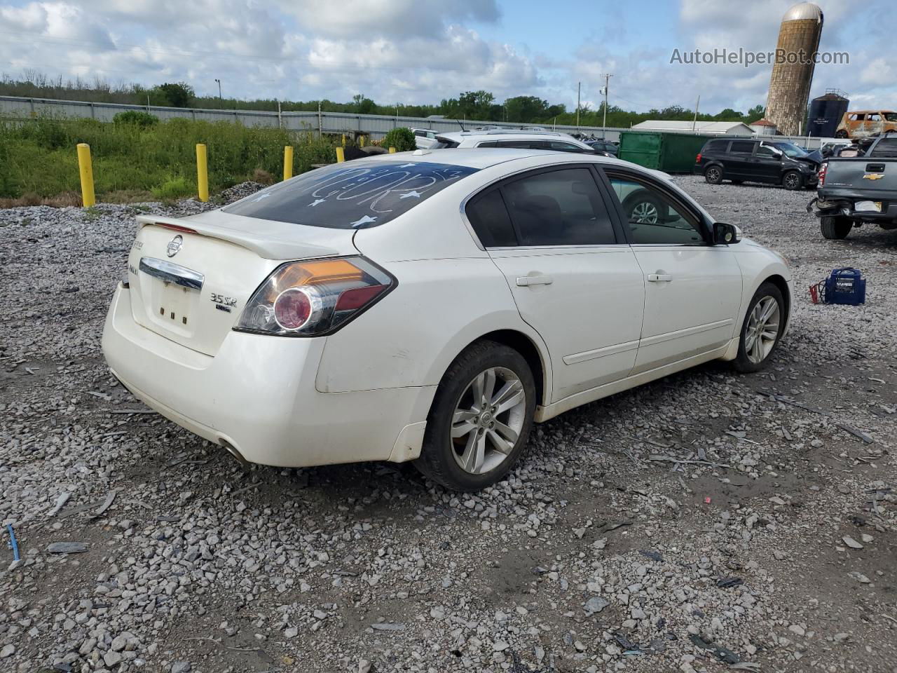 2011 Nissan Altima Sr White vin: 1N4BL2AP2BN422712