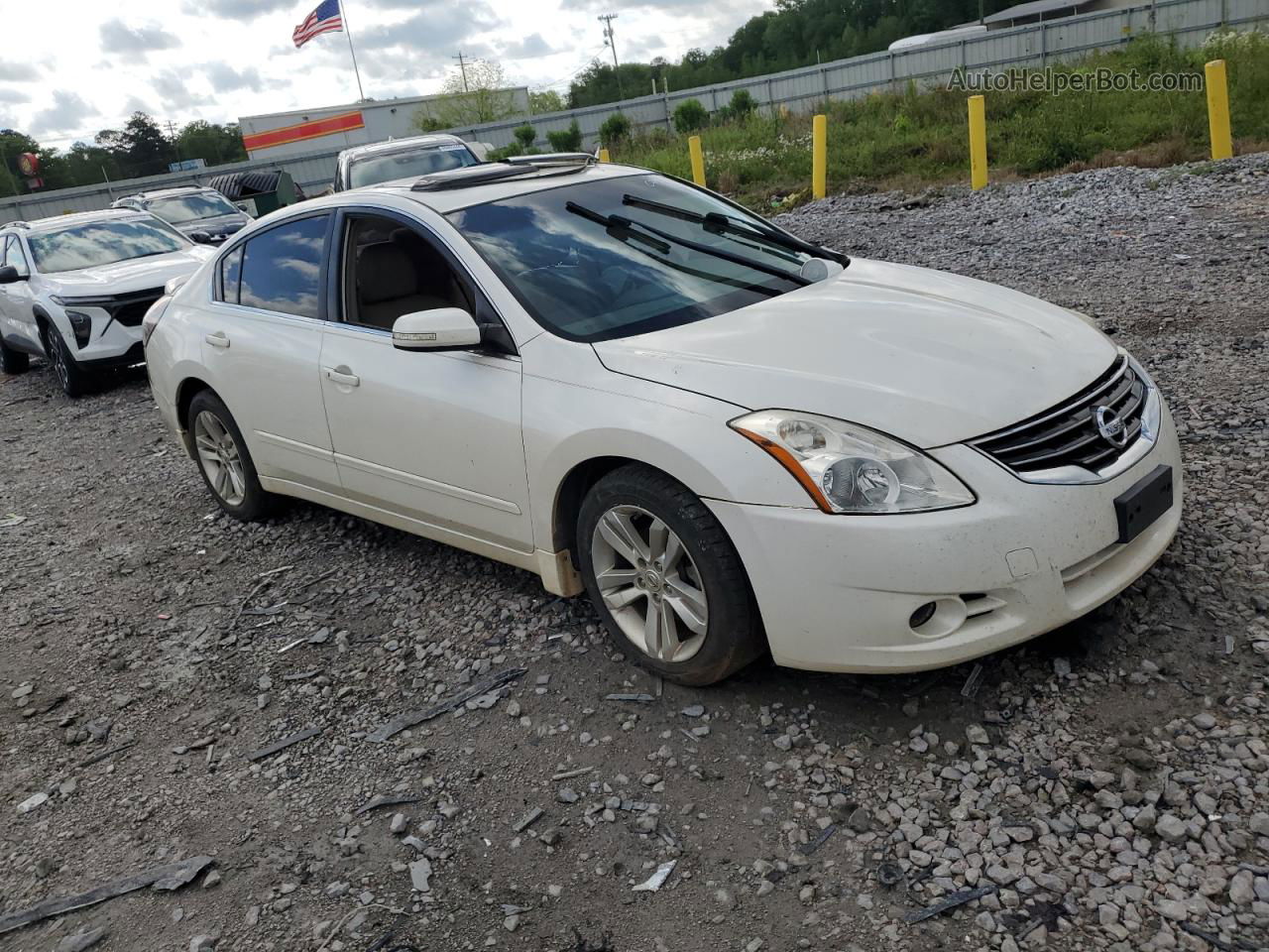 2011 Nissan Altima Sr White vin: 1N4BL2AP2BN422712