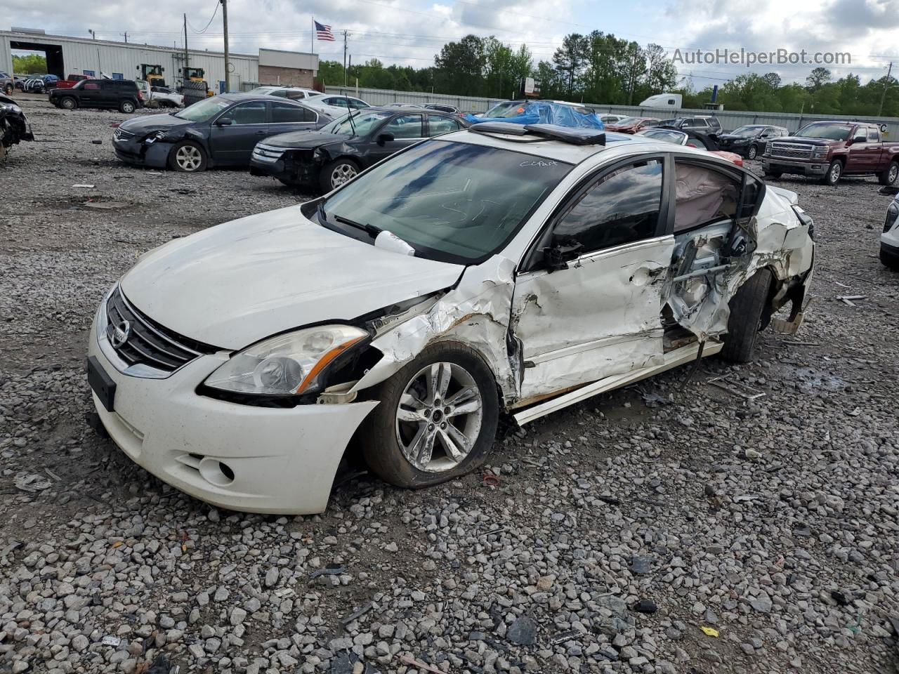 2011 Nissan Altima Sr White vin: 1N4BL2AP2BN422712