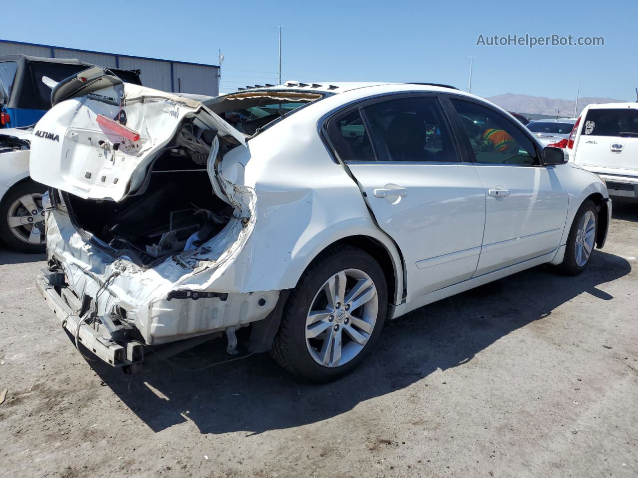 2011 Nissan Altima Sr White vin: 1N4BL2AP3BN453855