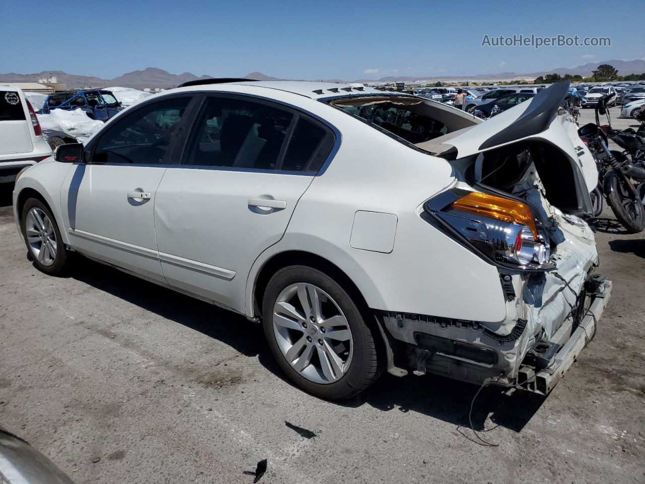 2011 Nissan Altima Sr White vin: 1N4BL2AP3BN453855