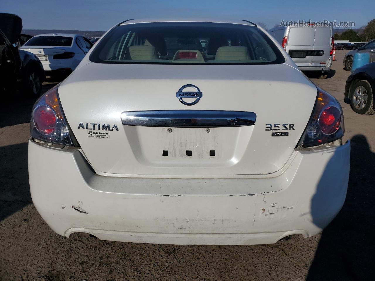 2011 Nissan Altima Sr White vin: 1N4BL2AP4BN476710