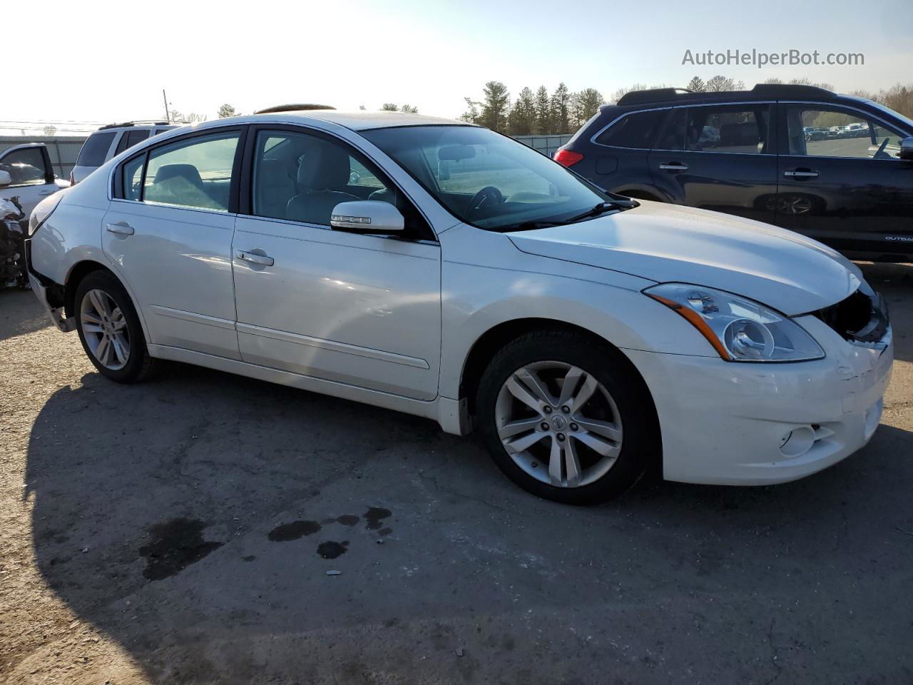 2011 Nissan Altima Sr White vin: 1N4BL2AP4BN476710