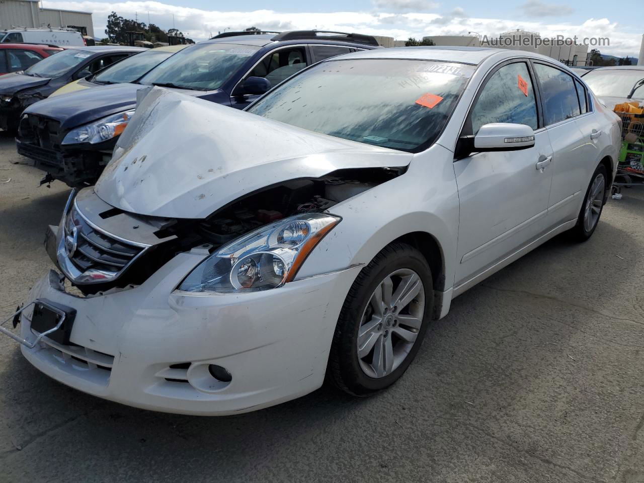 2011 Nissan Altima Sr White vin: 1N4BL2AP4BN492180