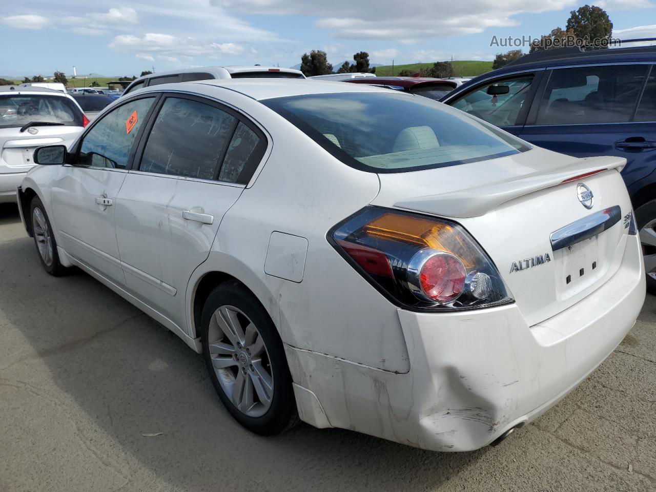 2011 Nissan Altima Sr White vin: 1N4BL2AP4BN492180