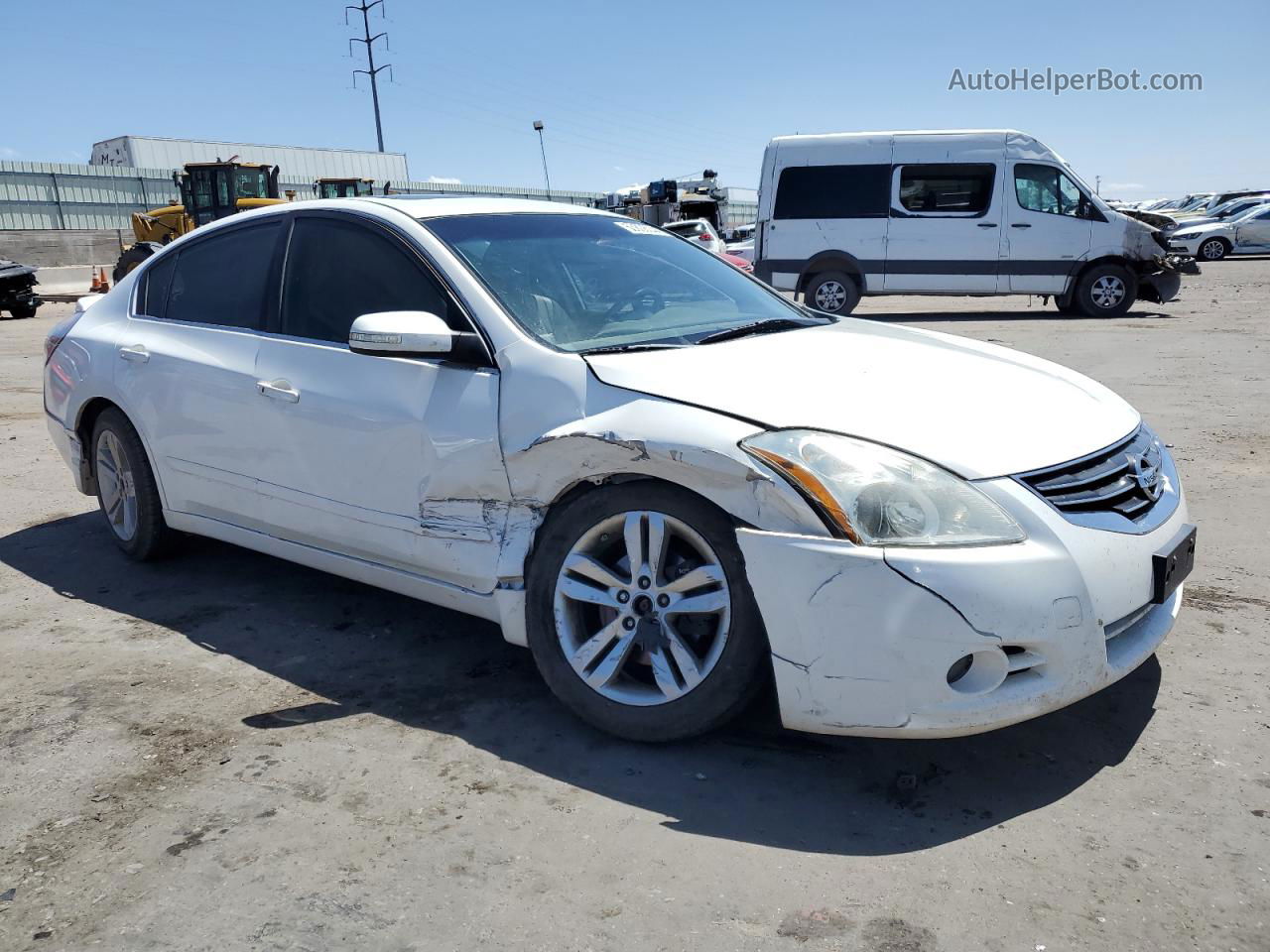 2011 Nissan Altima Sr White vin: 1N4BL2AP7BN504256