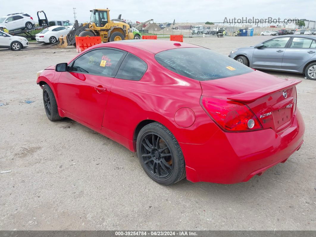 2011 Nissan Altima 3.5 Sr Red vin: 1N4BL2EP1BC161157