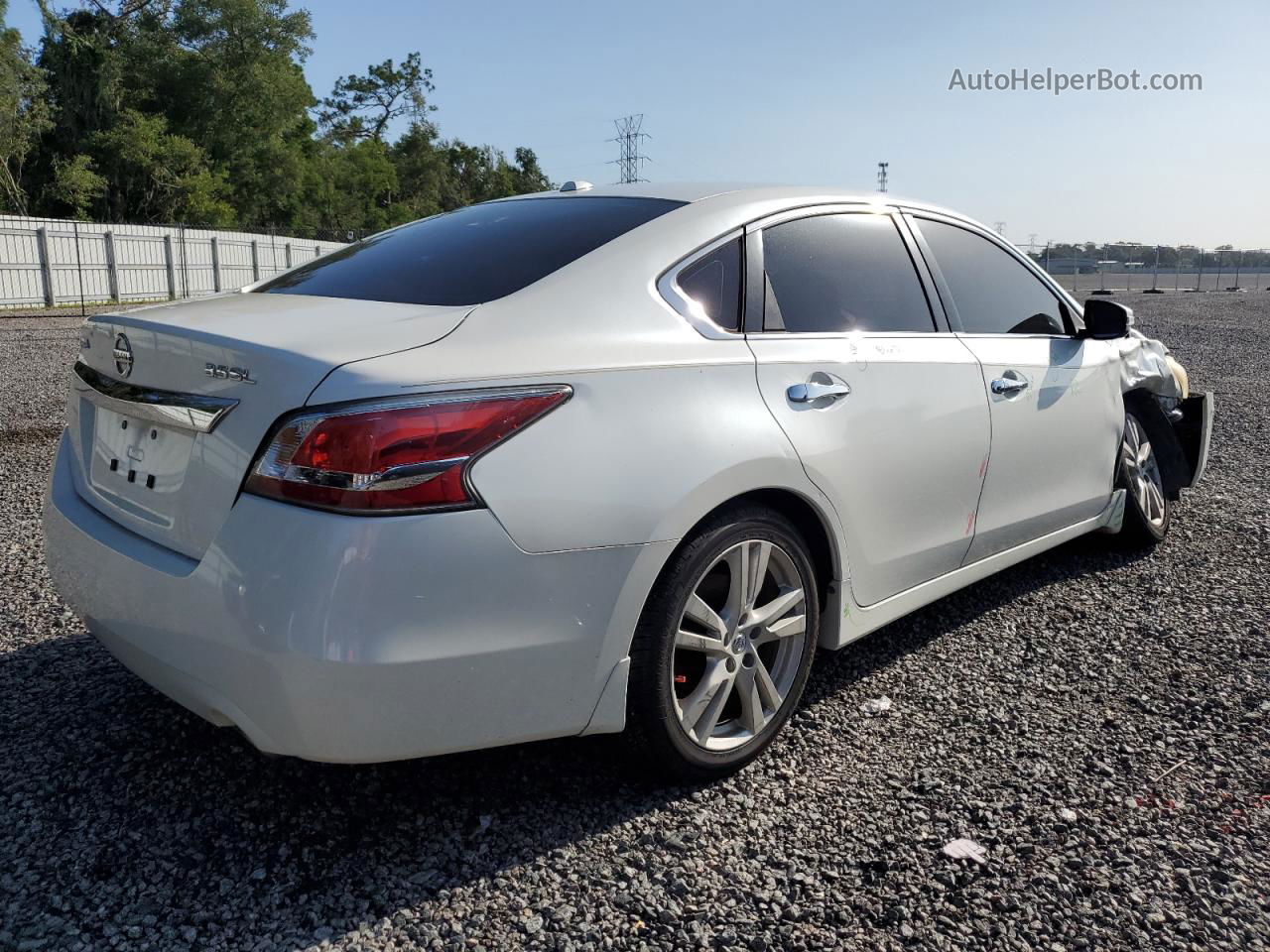 2015 Nissan Altima 3.5s Белый vin: 1N4BL3AP0FC121279