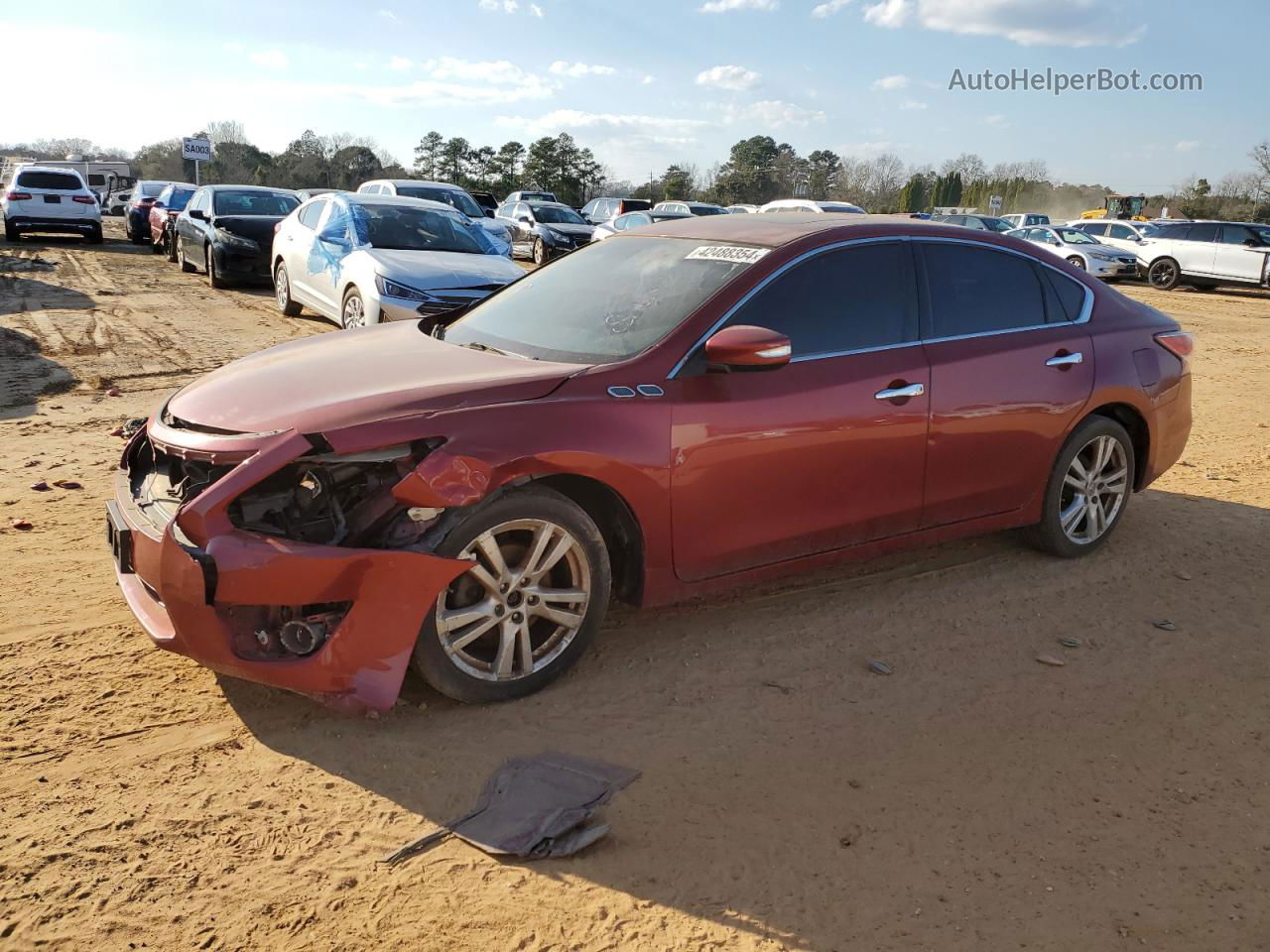 2015 Nissan Altima 3.5s Red vin: 1N4BL3AP0FC471933