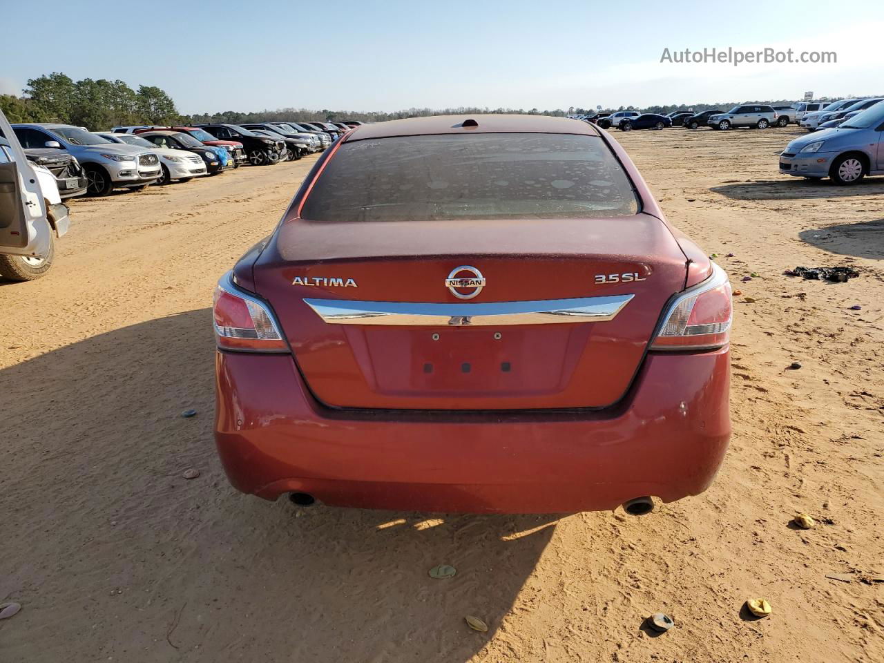 2015 Nissan Altima 3.5s Red vin: 1N4BL3AP0FC471933