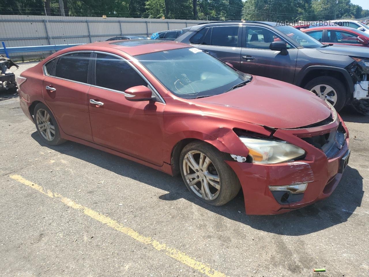 2015 Nissan Altima 3.5s Red vin: 1N4BL3AP0FC471933