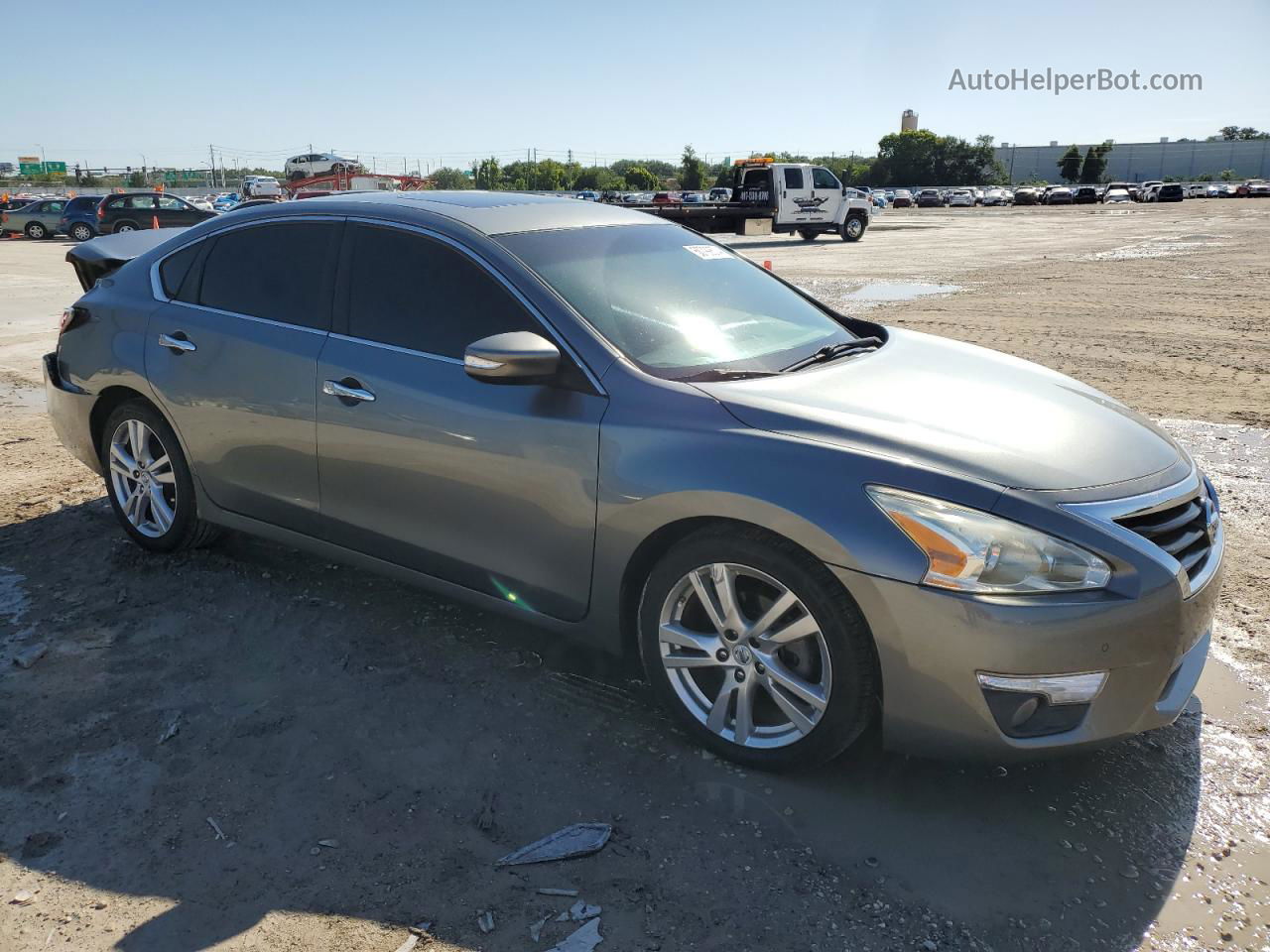 2015 Nissan Altima 3.5s Gray vin: 1N4BL3AP0FC480129