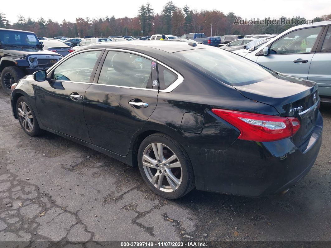 2016 Nissan Altima 3.5 Sl/3.5 Sr Black vin: 1N4BL3AP0GC124541