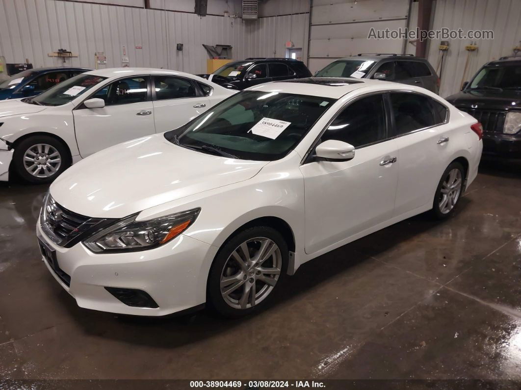 2016 Nissan Altima 3.5 Sl White vin: 1N4BL3AP1GC163395