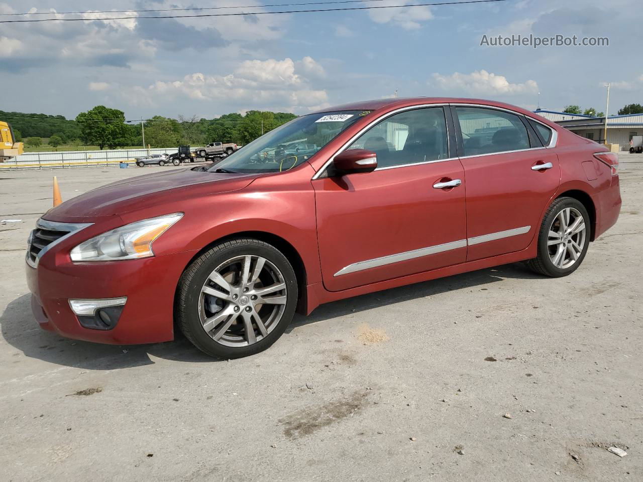 2014 Nissan Altima 3.5s Красный vin: 1N4BL3AP2EC423512