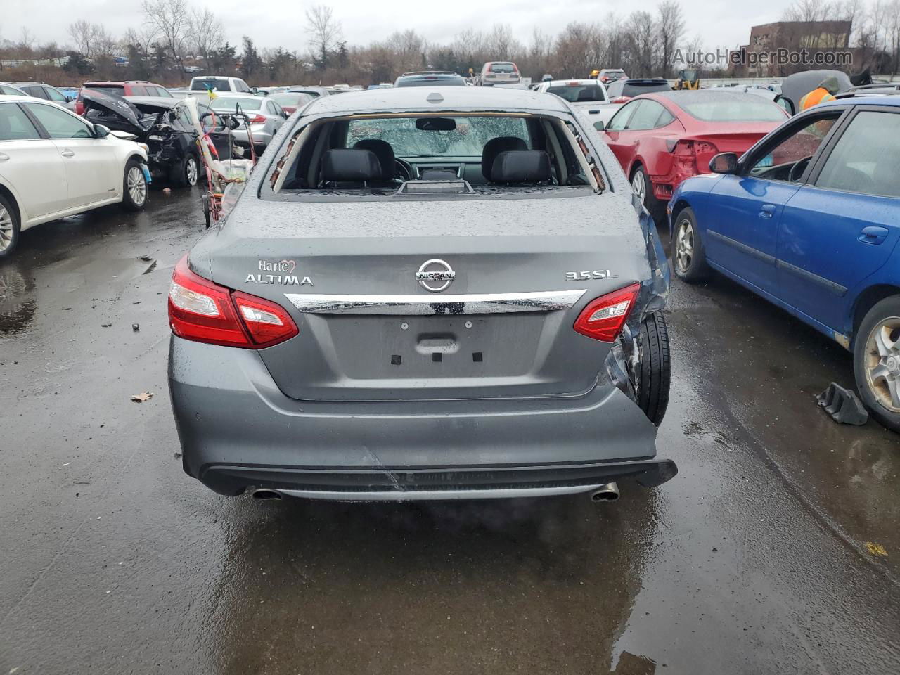 2016 Nissan Altima 3.5sl Gray vin: 1N4BL3AP2GC174776