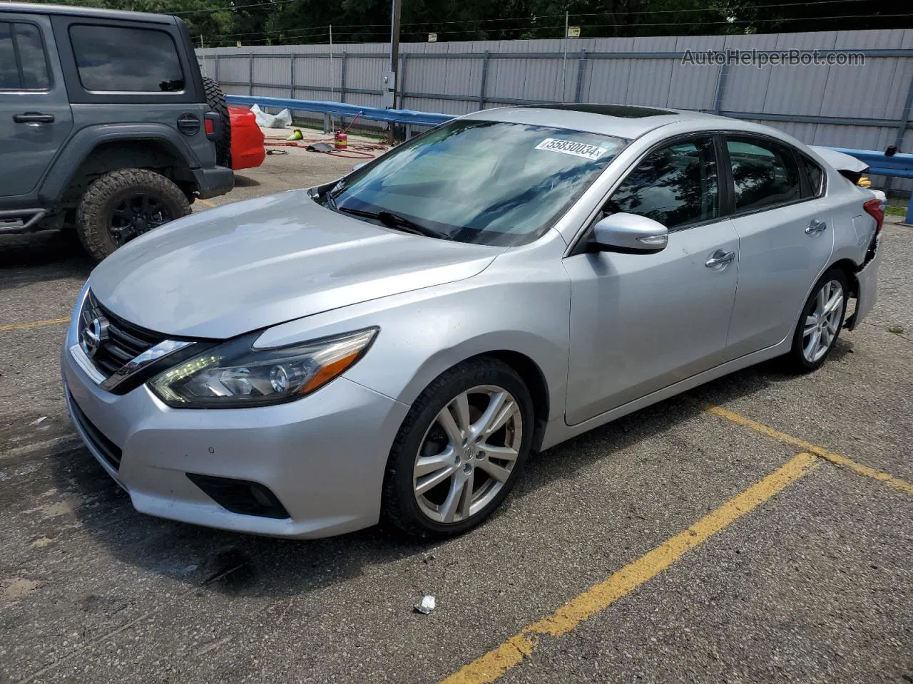 2017 Nissan Altima 3.5sl Silver vin: 1N4BL3AP2HC203954