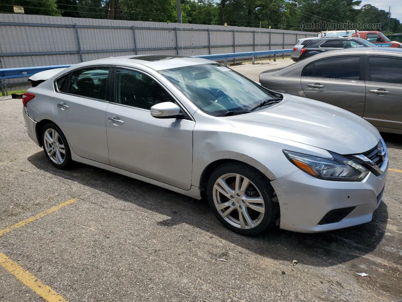 2017 Nissan Altima 3.5sl Silver vin: 1N4BL3AP2HC203954