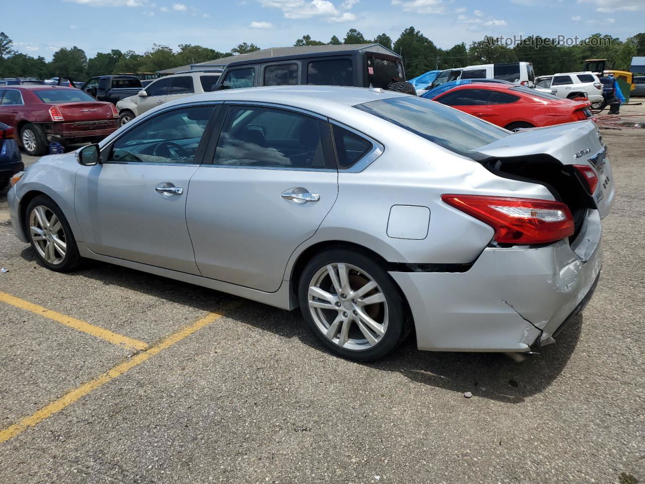 2017 Nissan Altima 3.5sl Silver vin: 1N4BL3AP2HC203954