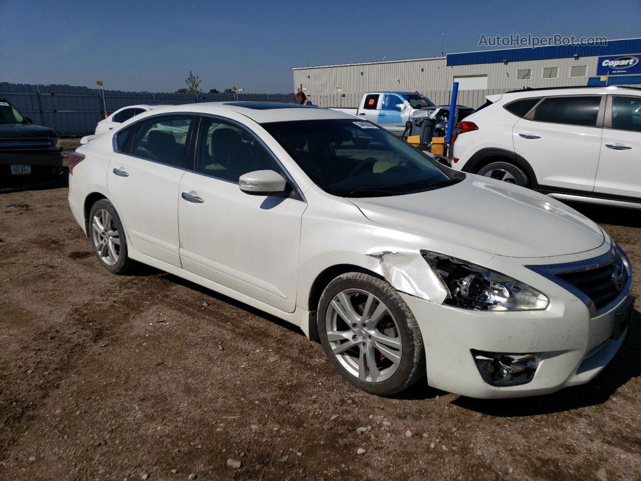 2014 Nissan Altima 3.5s White vin: 1N4BL3AP3EC274818