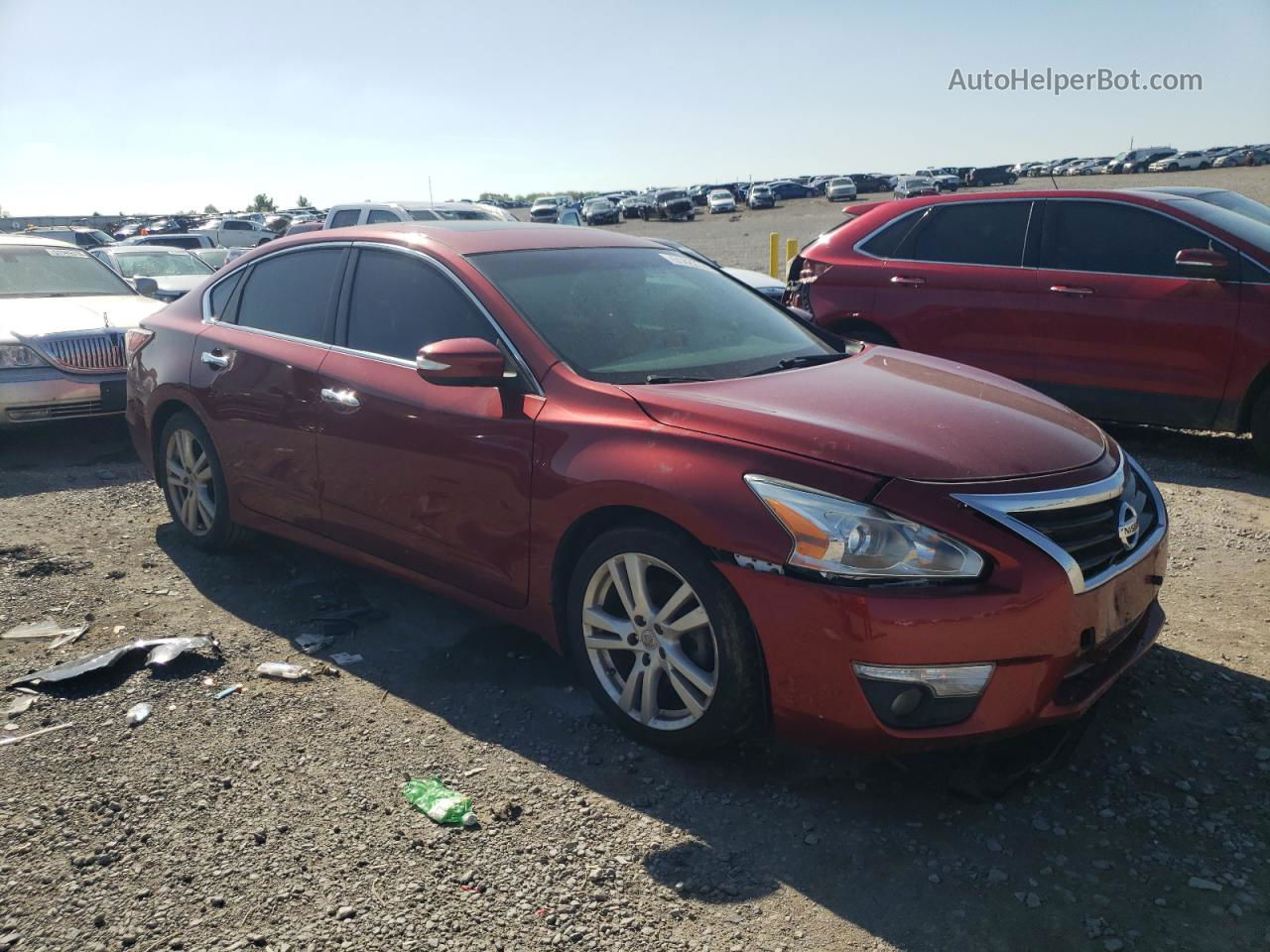 2015 Nissan Altima 3.5s Burgundy vin: 1N4BL3AP3FC155023