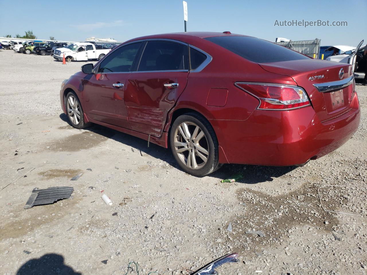 2015 Nissan Altima 3.5s Burgundy vin: 1N4BL3AP3FC155023