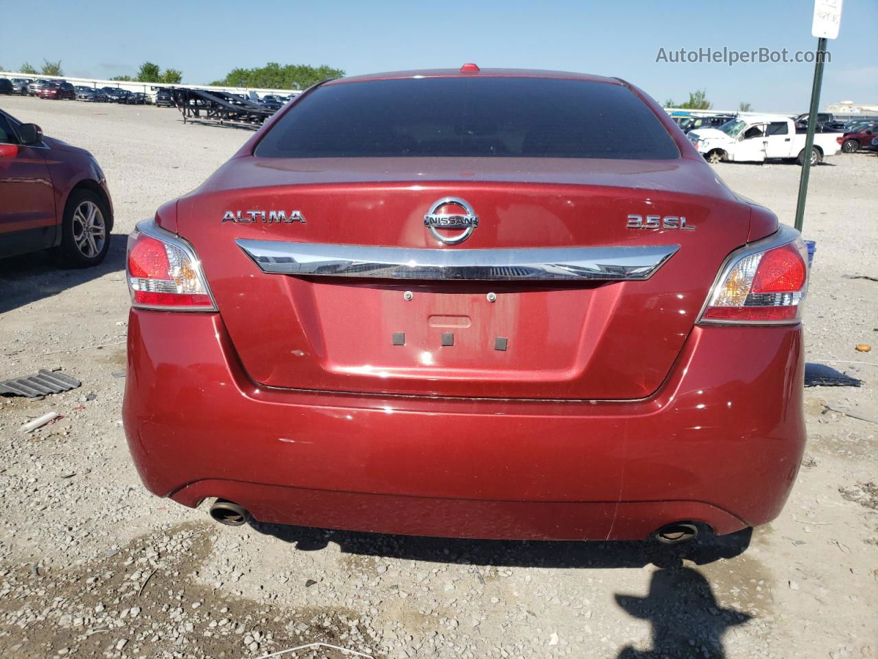 2015 Nissan Altima 3.5s Бордовый vin: 1N4BL3AP3FC155023