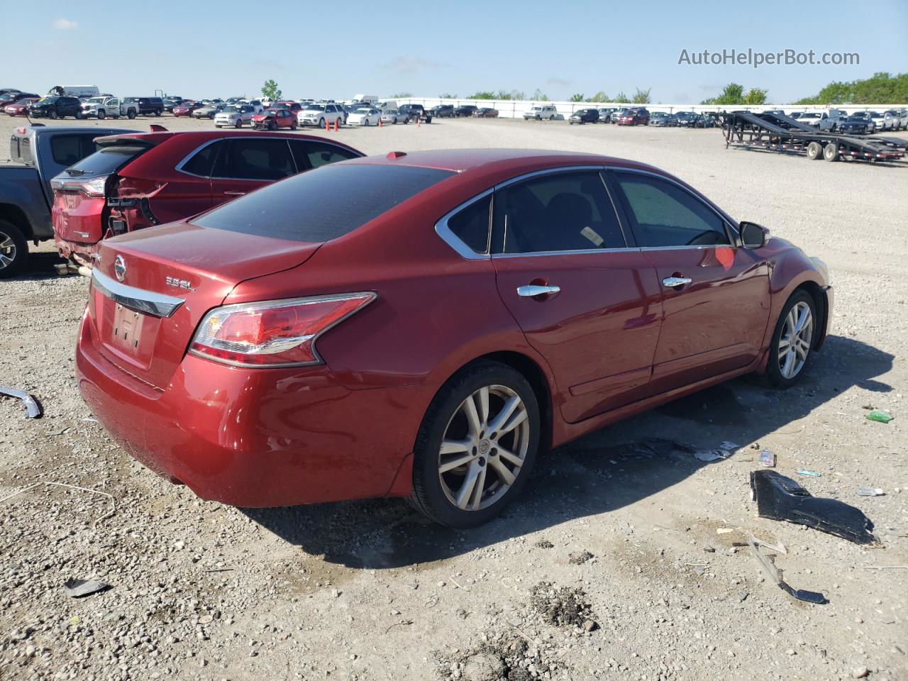 2015 Nissan Altima 3.5s Burgundy vin: 1N4BL3AP3FC155023