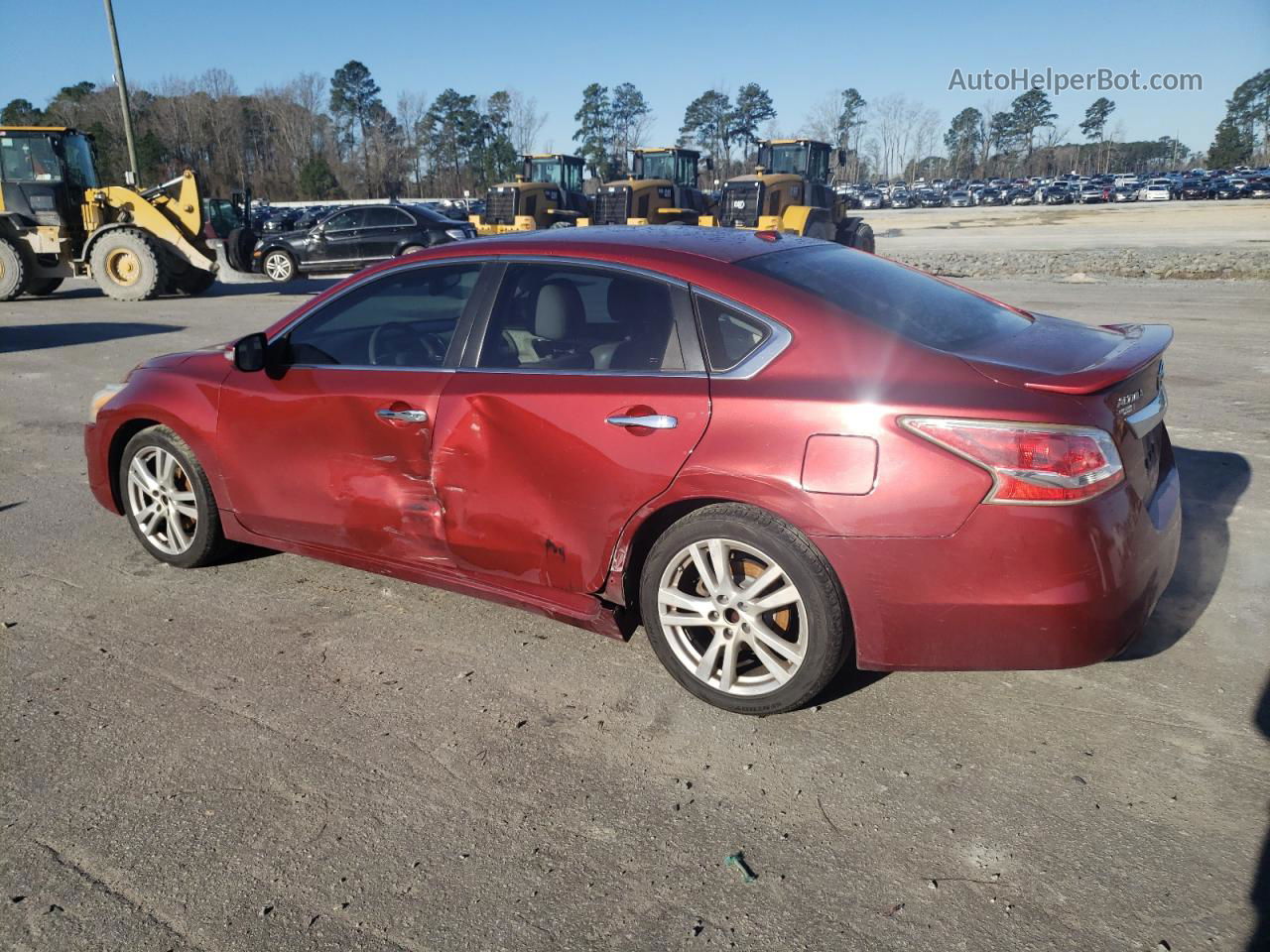 2015 Nissan Altima 3.5s Бордовый vin: 1N4BL3AP3FC491481