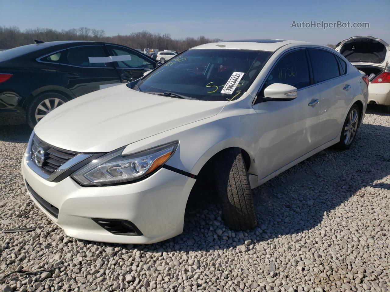 2017 Nissan Altima 3.5sl Белый vin: 1N4BL3AP3HC166610