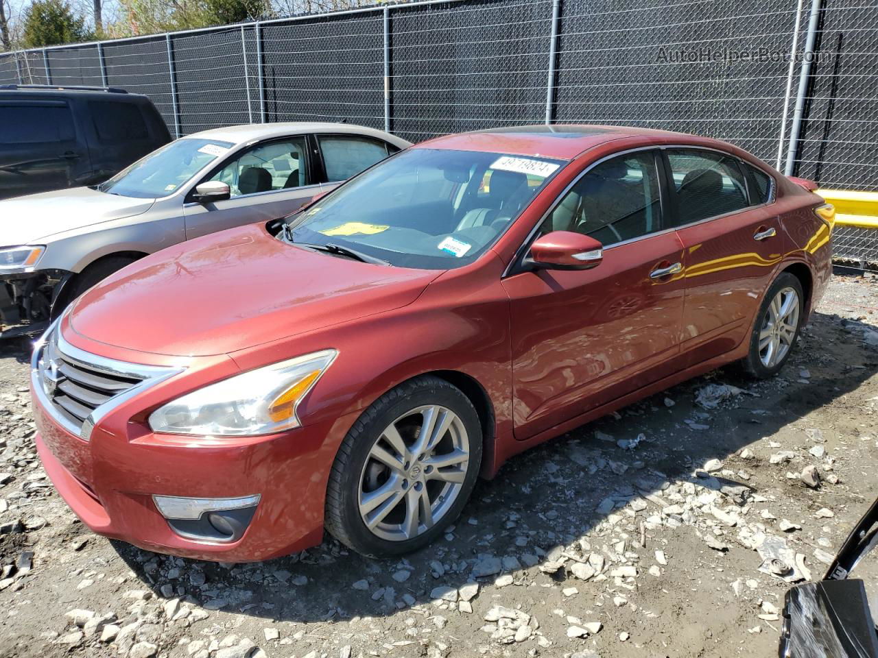 2015 Nissan Altima 3.5s Красный vin: 1N4BL3AP4FC263666