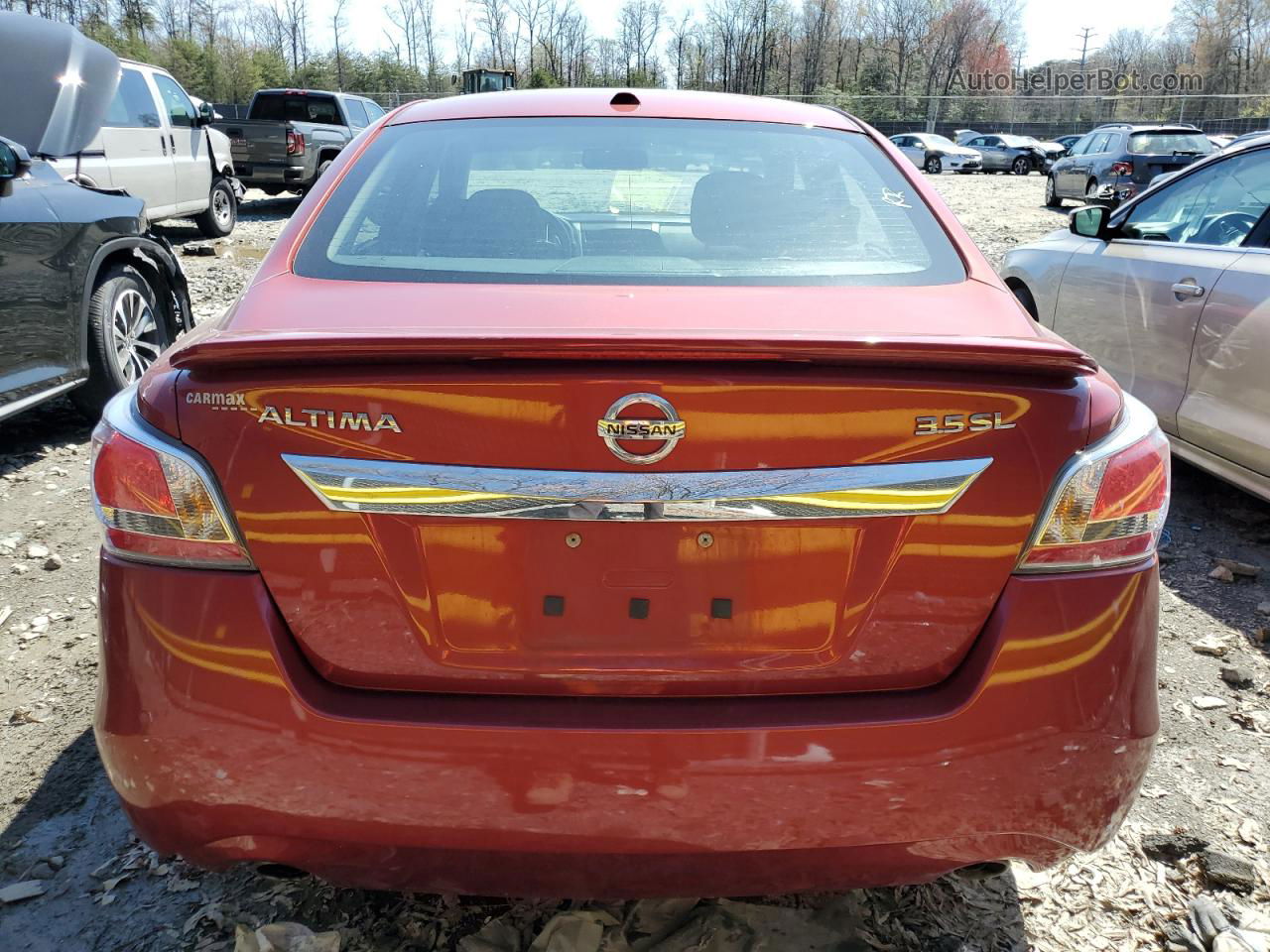 2015 Nissan Altima 3.5s Красный vin: 1N4BL3AP4FC263666