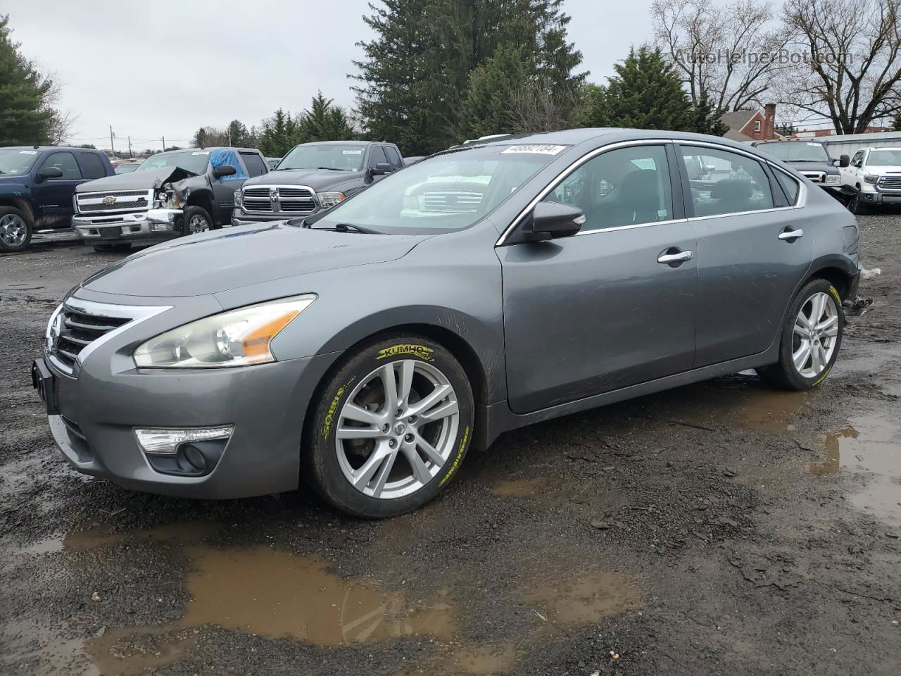 2014 Nissan Altima 3.5s Gray vin: 1N4BL3AP5EC111457