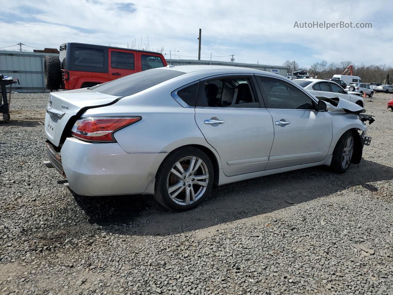 2015 Nissan Altima 3.5s Серебряный vin: 1N4BL3AP8FC126407