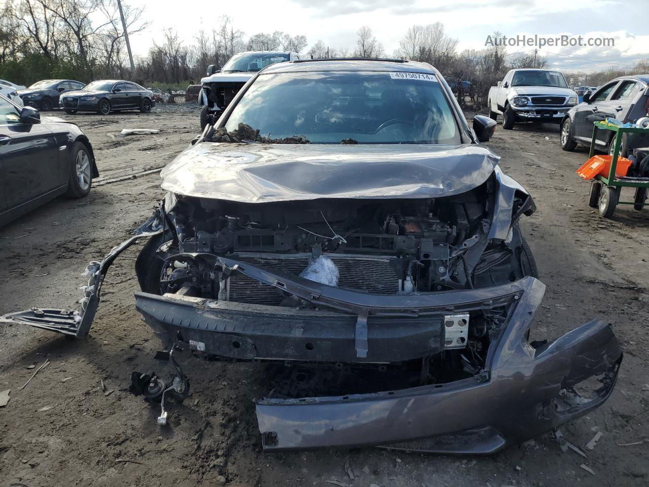 2015 Nissan Altima 3.5s Gray vin: 1N4BL3AP8FC476944